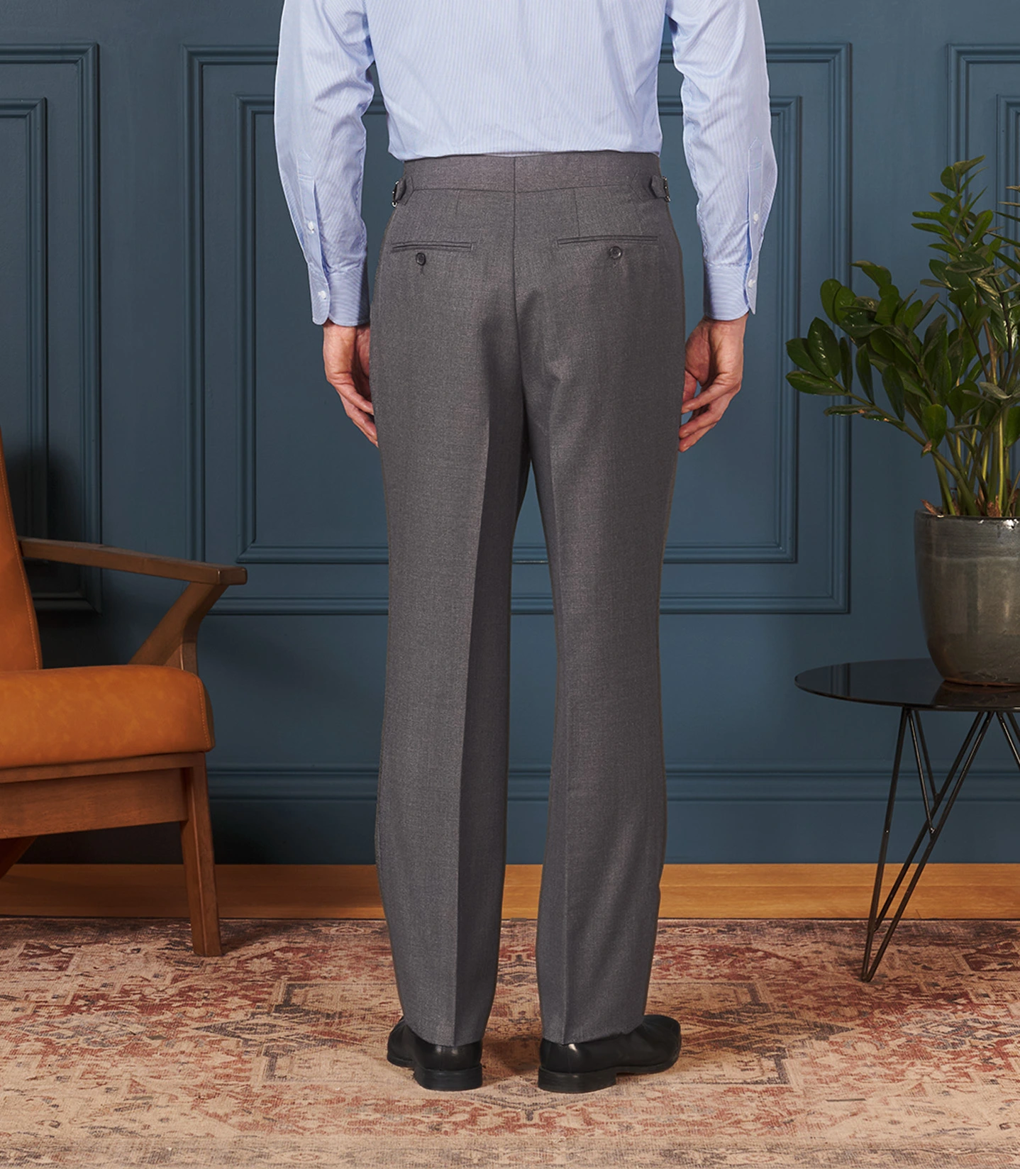 Charcoal Hopsack - Neo 2 Trousers